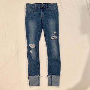 Hollister Low Rise Jean Legging Crop